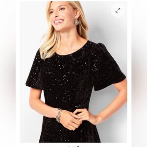 RSVP by Talbots fit and flare sequin dress. Worn twice.‎ 250 retail